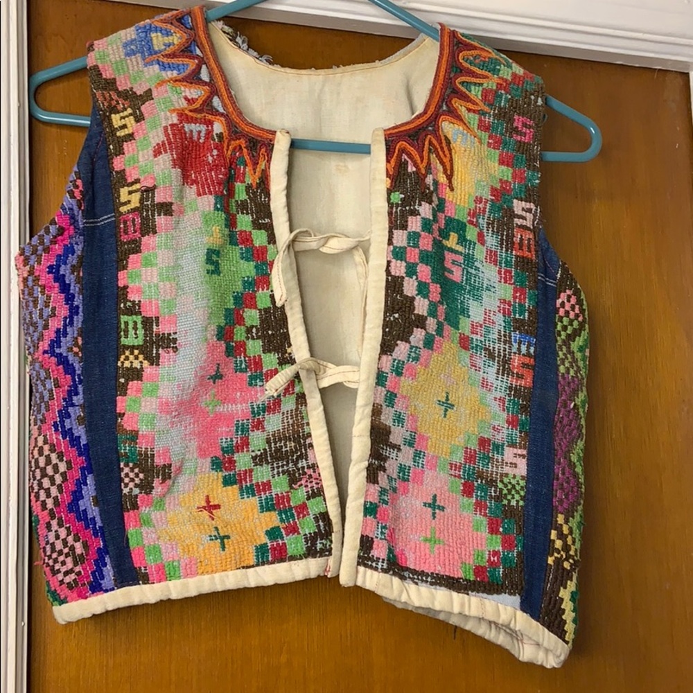 Vintage Abstract Gypsy Vest